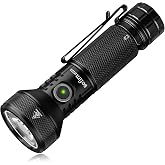 sofirn 2100 Lumen Thrower Flashlight Rechargeable | High Powerful Thrower Flashlight with 690m Max Long Range One LED TIR Lens Discharge Output for Hiking Searching Camping