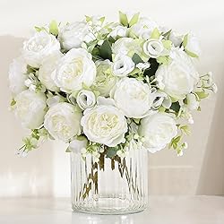 MARTINE MALL 2 Packs Peonies Artificial