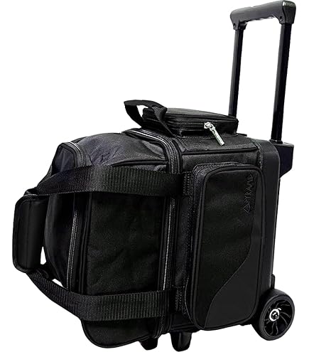 Amazon.com : Brunswick Zone Single Roller Bowling Bag (Black