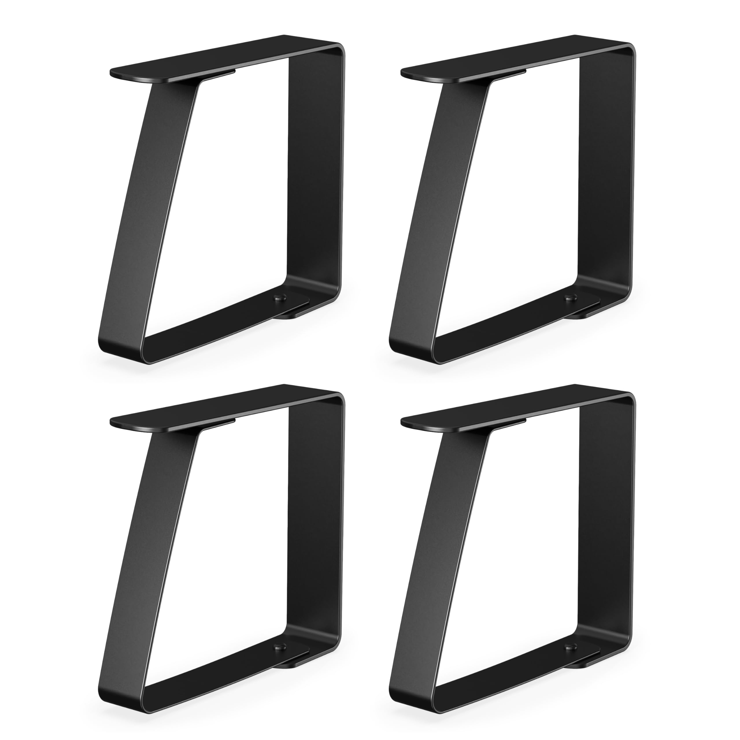 virea 4 x Tablecloth clips Black for table thicknesses of 5 cm - - Stainless steel tablecloth clips for indoors and outdoors - - Easy-to-clean tablecloth clips - - Clips with rounded edges