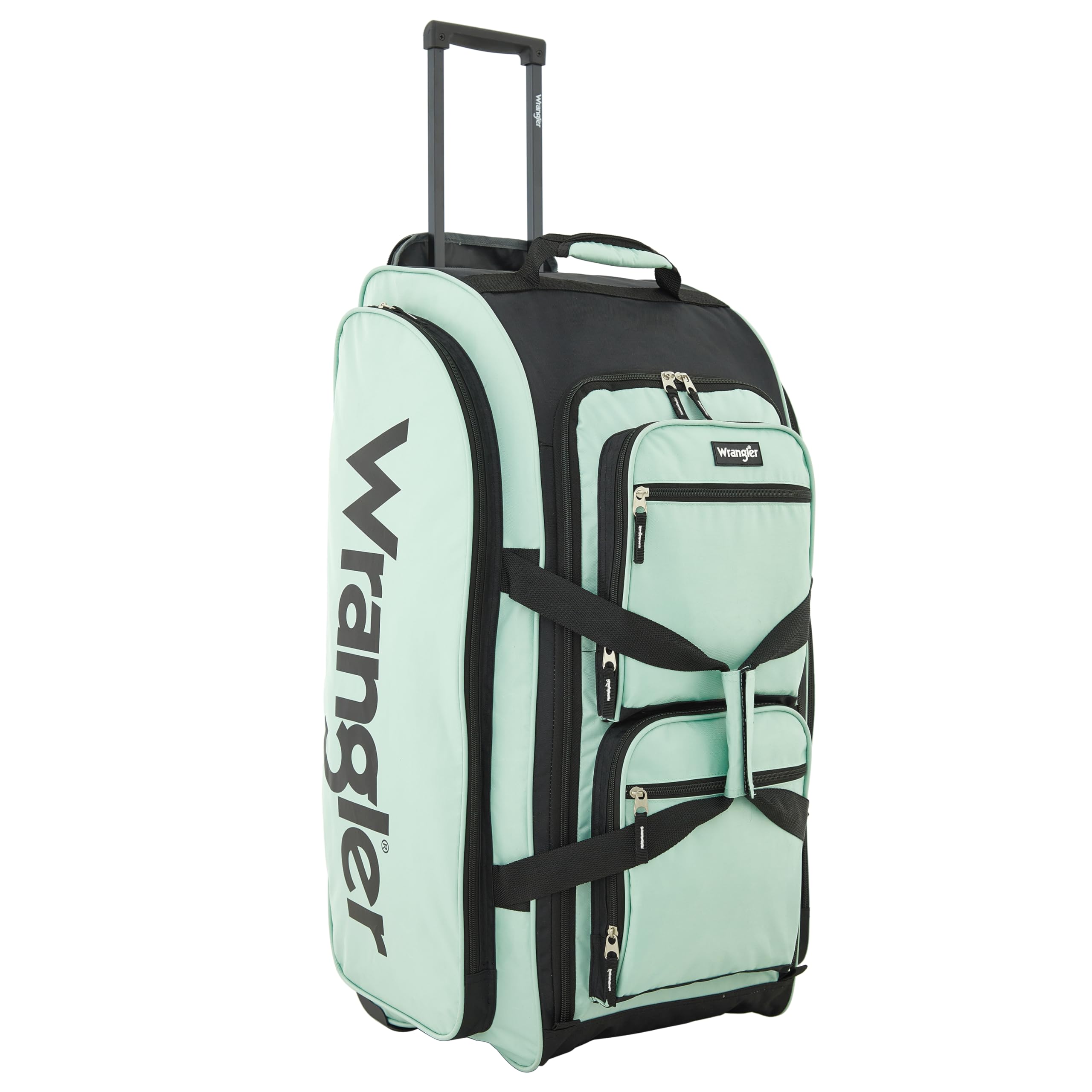 Photo 1 of Wrangler Wesley Rolling Duffel Bag, Seaform, Large 30-Inch