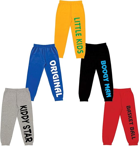 Buy Kids Track Pants for Boys and Girls Combo 5pcs(Multicolor) at