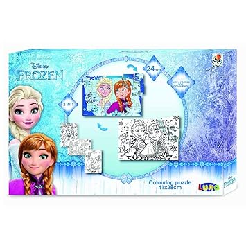 Spielzeug Disney Frozen Die Eiskonigin Anna Elsa Puzzle 2 Seitig Zum Ausmalen 100 Teile Amsbearings Co Za - Anna und elsa 2 bilder zum ausmalen