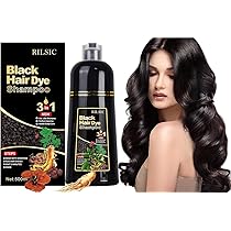 FORDAYS Hair Shampoo 3本セット 500ML Black Hair Dye Shampoo 3 in 1 for Grey Hair Coverage