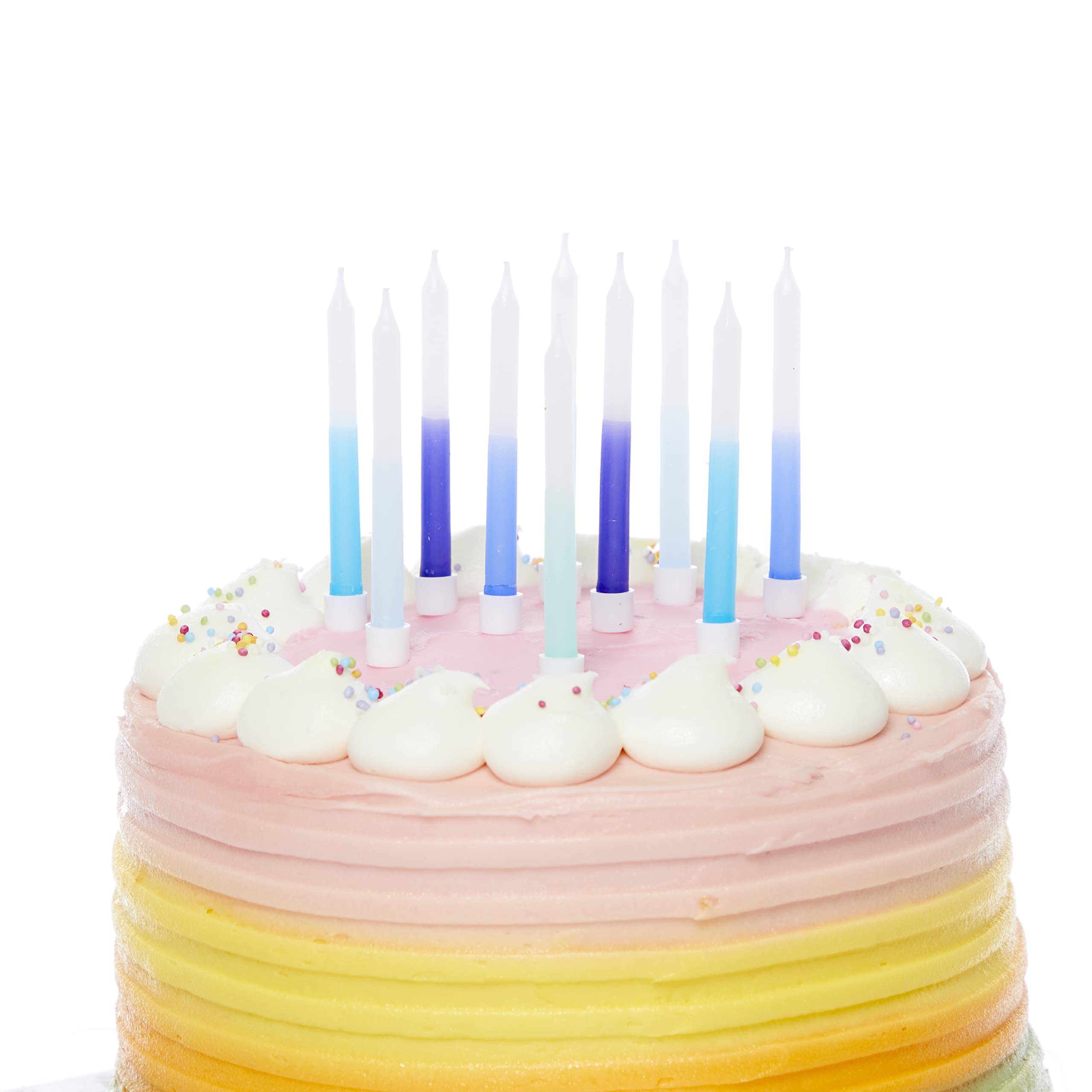 amscan 9911941 STND Candle Gradient Blue