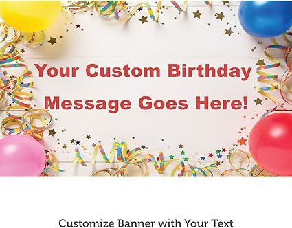Amazon Com Half Price Banners Custom Birthday Party Vinyl Banner