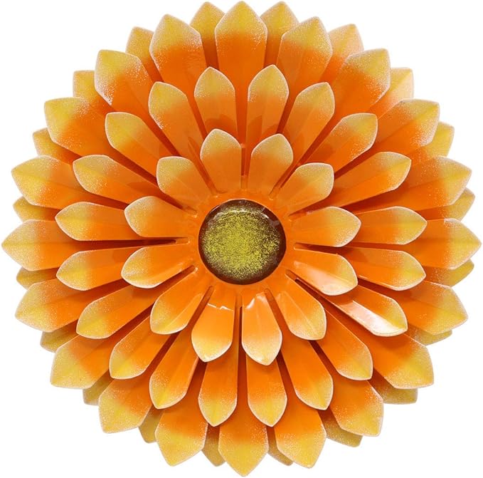 LIMEIDE Large Metal Flower Outdoor Wall Decor