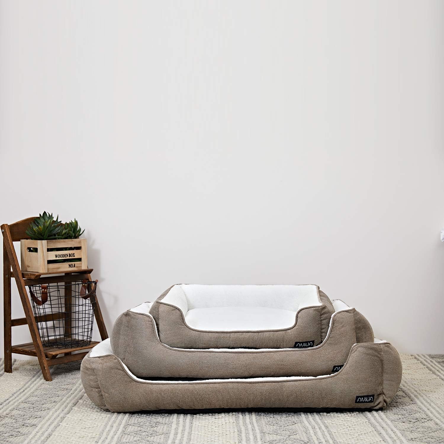 ANWA Washable Dog Bed Large Dogs, Dog Sleeping Bed, Comfortable Dog Bed Large Dogs : Pet Supplies
