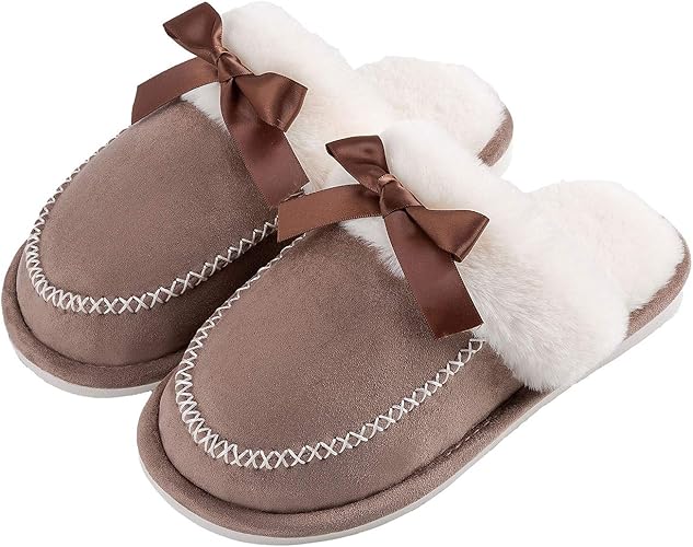 NineCiFun Women's Comfy House Slippers Memory Foam Soft Warm Slippers