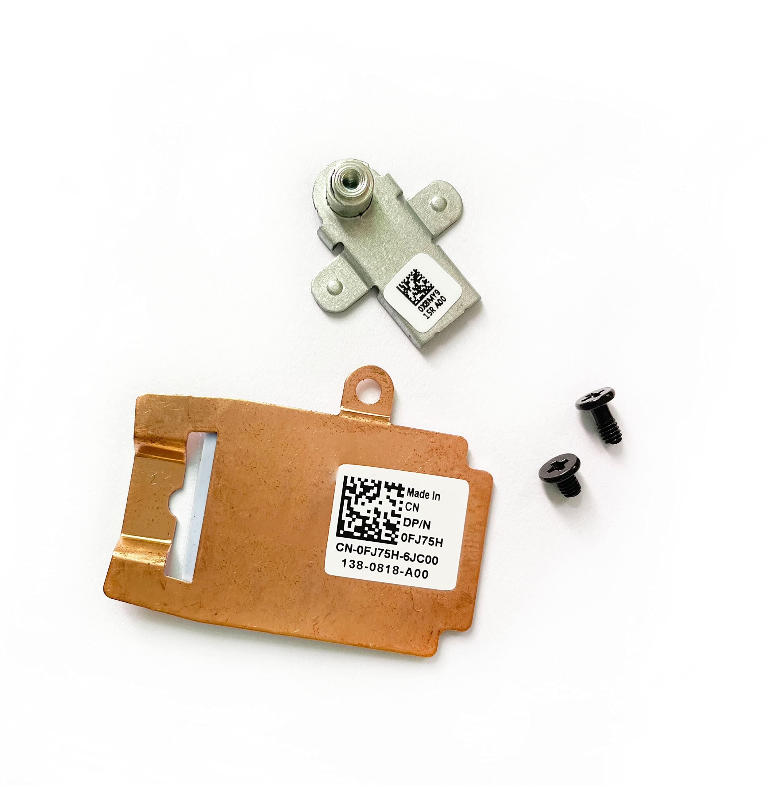 Fleshy Leaf M.2 2230 SSD Heatsink Thermal Shield w/Support Bracket Replacement for Dell G15 5510 5511 5515 Gaming Laptop X8MY9 0X8MY9 FJ75H 0FJ75H