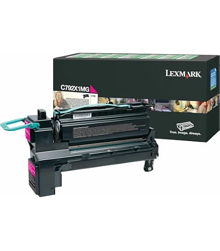 みどり1007ページ Amazon.com: Lexmark C792X1MG Magenta Extra High Yield Return