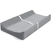 Serta Perfect Sleeper Changing Pad with Plush Cover Set, Grey
