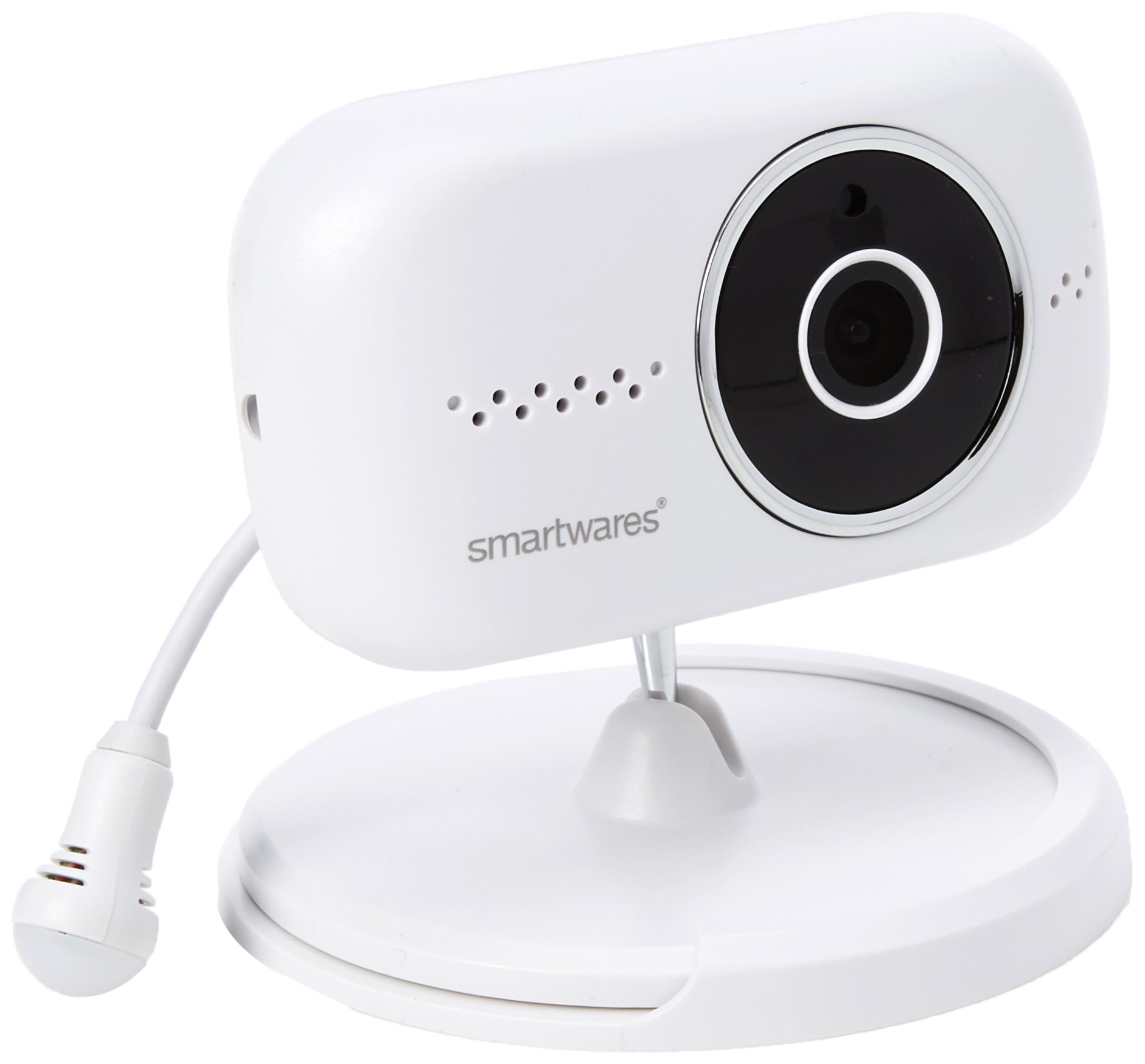 Smartwares Baby IP Camera Monitor - See, Hear and Soothe - nightlight, lullabies, 2 Way Audio, Humidity and Temperature Indicators. Connects to Your Smartphone.