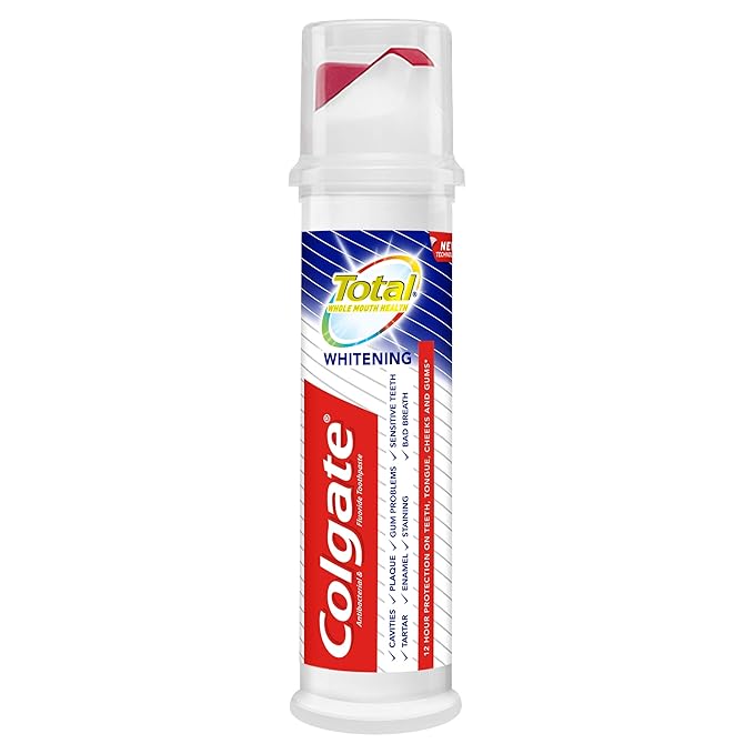 Colgate Total Whitening Toothpaste Pump, 100 ml Amazon.co.uk Prime Pantry
