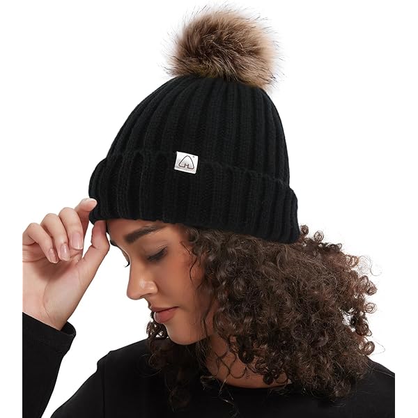 Bonnet D'hiver Pour Cheveux Bouclés Doublé De Satin - France