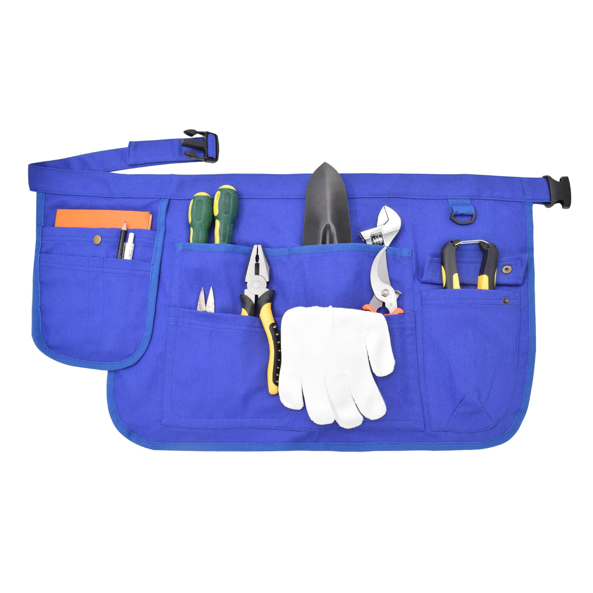 Nanxson Canvas Short Tool Apron Multi-purpose Pocket Storage Garden Apron for Women with Adjustable Buckle