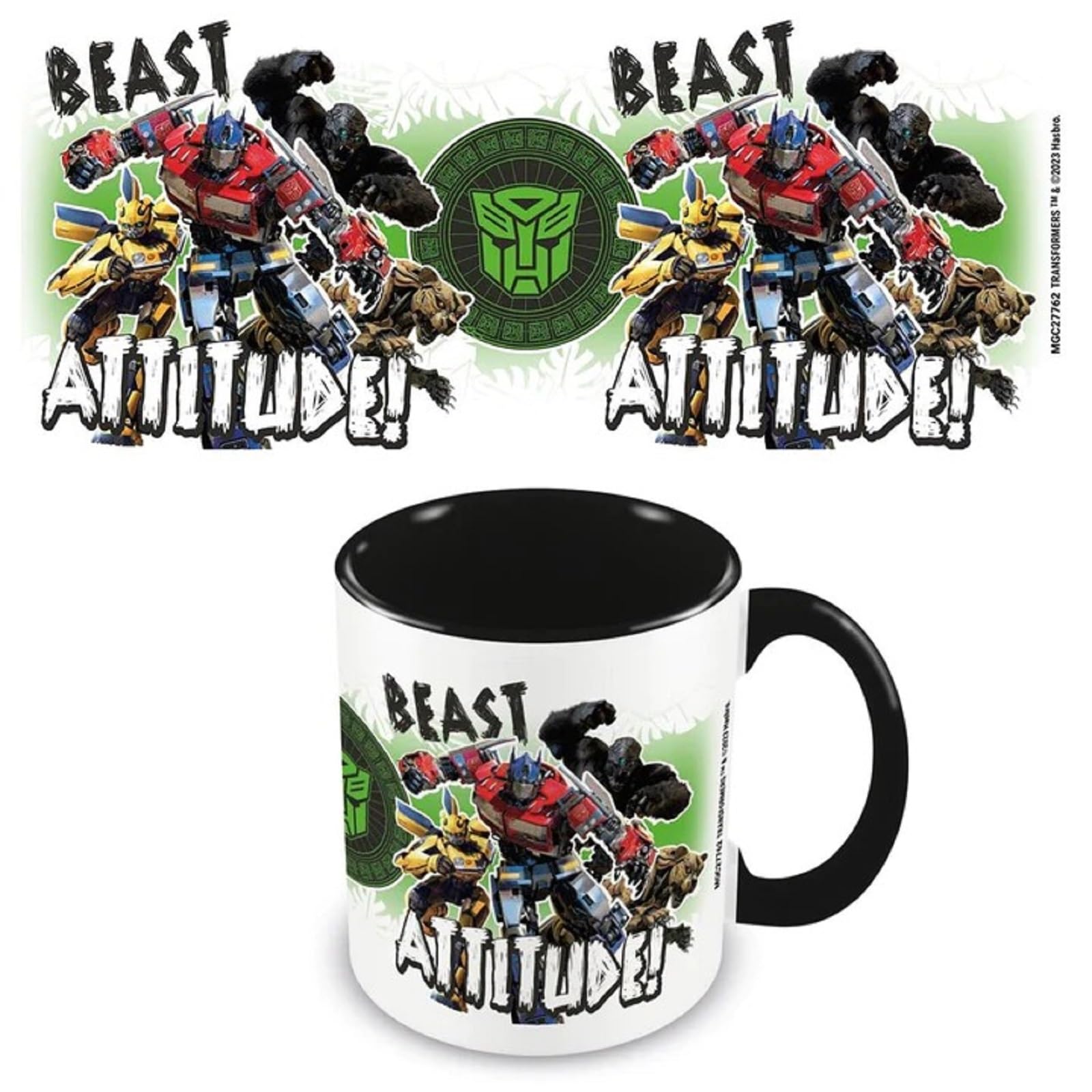 Pyramid International Transformers: Rise of The Beasts Mug (Beast Attitude Design) 11oz Ceramic Coffee Mug, Cups and Coffee Mugs for Men and Tea Mugs for Women - Official Merchandise