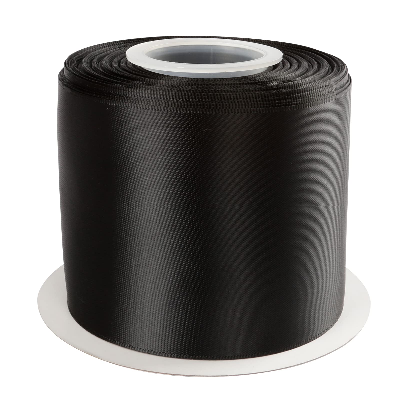 AVANAVA 75mm Wide Ribbon Double Face Satin Ribbon - 22 Meters (030-Black)
