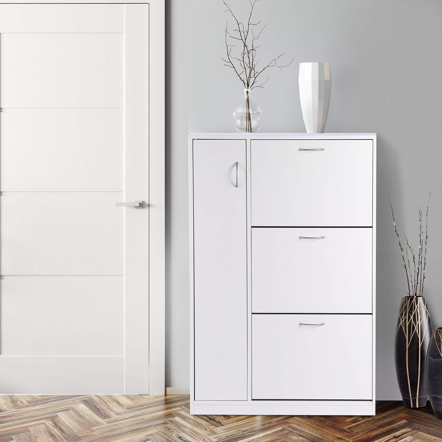 HOMCOM Zapatero Armario Para Zapatos Organizador Para La Entrada