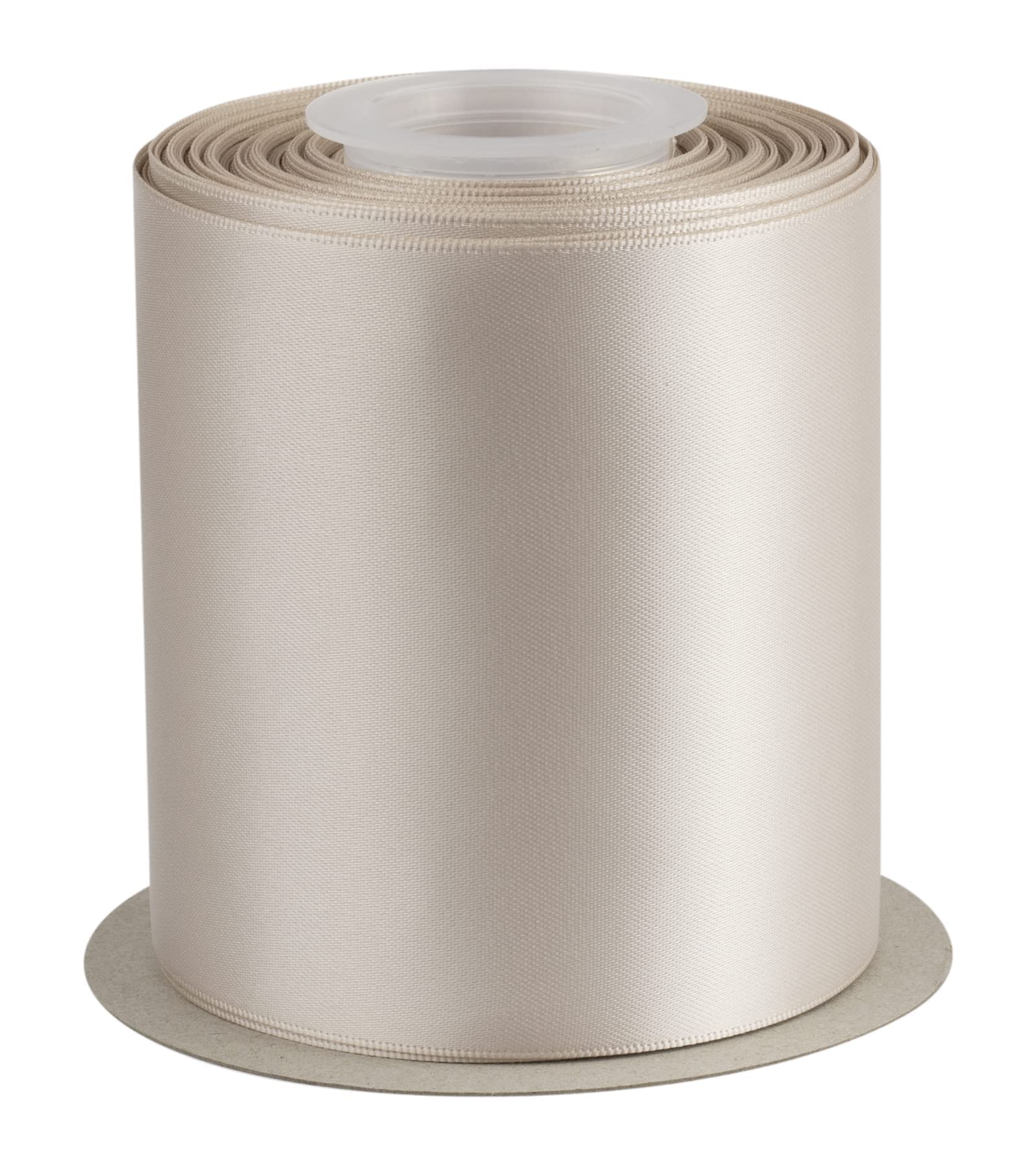 AVANAVA 100mm Wide Ribbon Double Face Satin Ribbon - 22 Meters (823-Ash) โ image 1