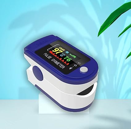 TRUESHOP Pulse Oximeter Fingertip | Blood Oxygen Saturation Monitor Fingertip, Blood Oxygen Meter Finger Oxymeter Finger with Pulse, O2 Monitor Finger for Oxygen