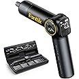 Fanttik S1 APEX 3.7V Electric Screwdriver, Pivot Handle Screwdriver, Max 7N.m High Torque, 2 RPM Options, 1/4''Hex, Screen Interaction, Tech Tool for DIY Enthusiastics-Deluxe Edition