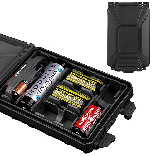 Modular Molle Battery Storage Case Organizer Holder Box Waterproof for  Batteries Survival Gear Tactical Airsoft Paintball Outdoor (Black) in Saudi  Arabia | Whizz Categories