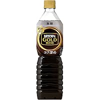 ネスカフェ ゴールドブレンド コク深め ボトルコーヒー 無糖 900ml×12本