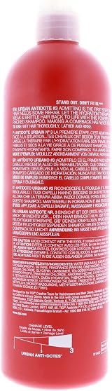 Tigi Bed Head Urban Antidotes Resurrection Shampoo 750ml Damaged Hair Care view 6