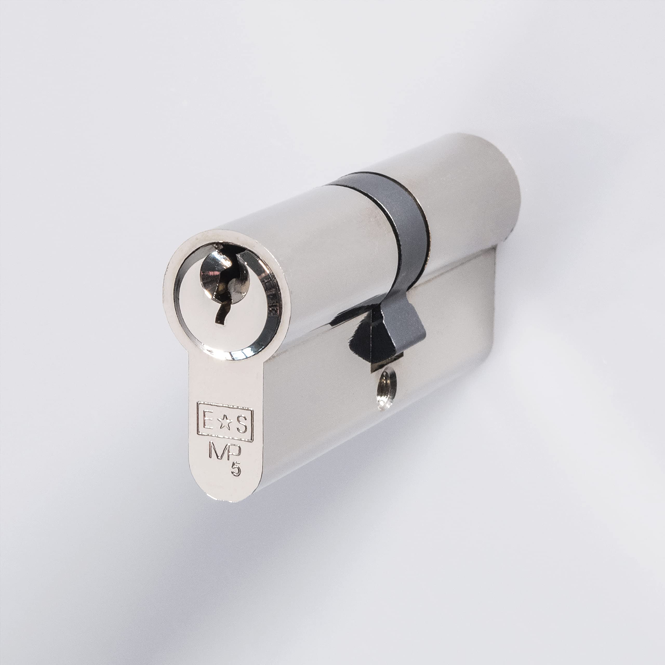Mp5 70mm Euro Double Cylinder (Economy) - Polished Nickel