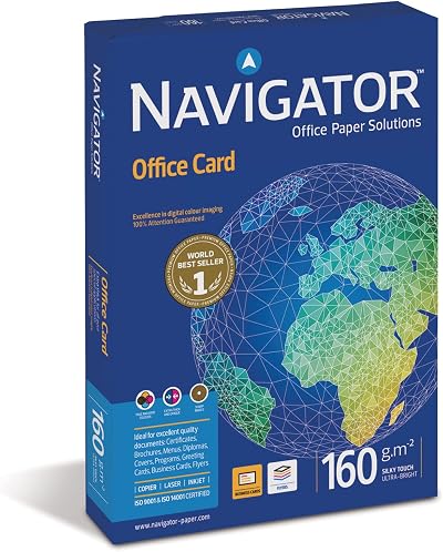Navigator Office Paper A4 160gsm 250 Sheets Colour Printer Copy