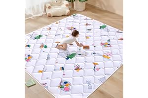 Tiankehan Baby Play Mat 79" X 63", Premium Thicker Foam One-Piece Crawling Mat, Anti- Slip Crawling Mat Activity Playmats for Babies,Toddlers, Infants, Play & Tummy Time