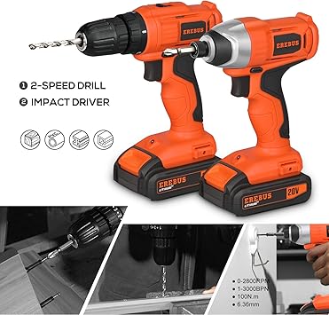EREBUS USAYWD6001-1 Power Drill Drivers product image 3