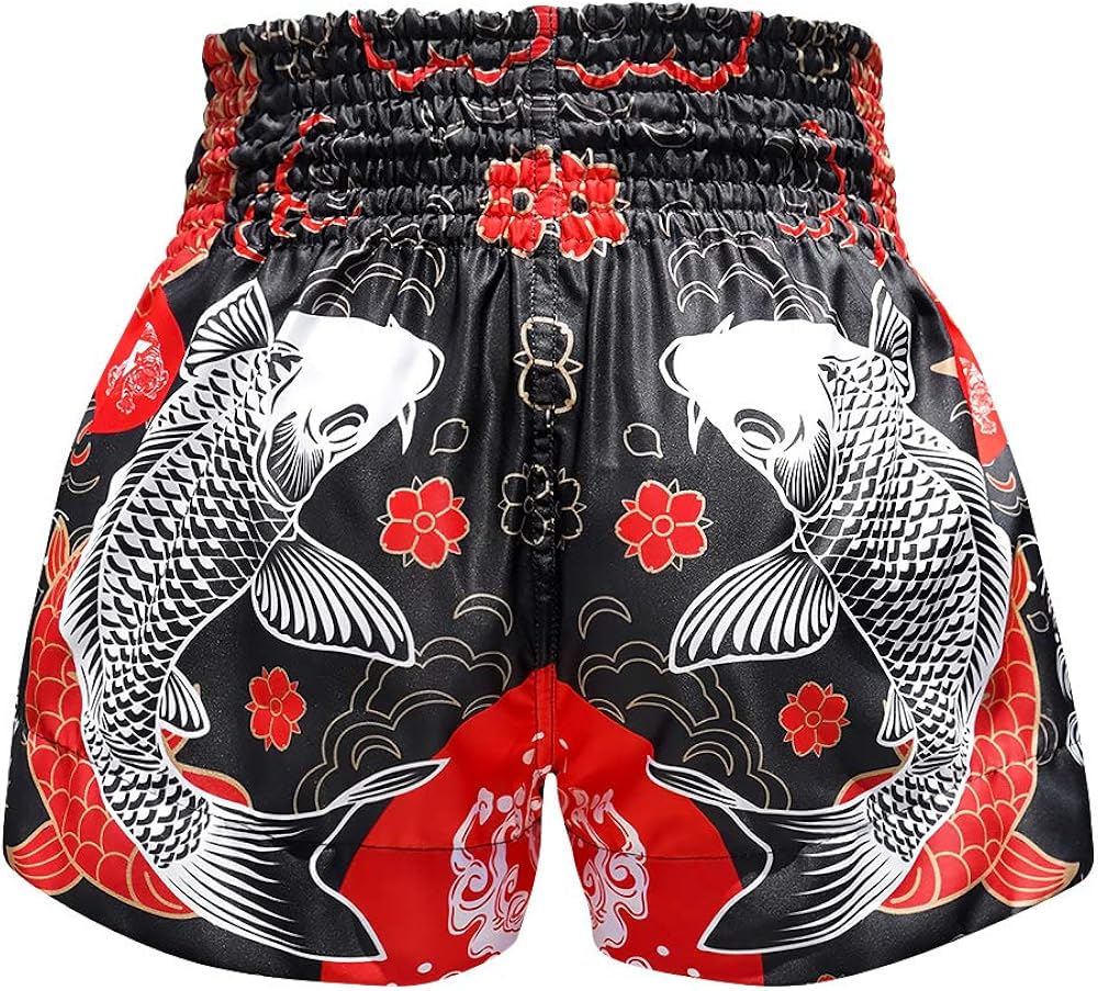 Tuff Boxing Sport Muay Thai Shorts Trunks Kick Martial Arts Training Gym Clothing : Clothing