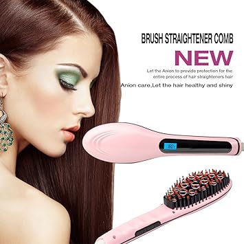 Buy Besmall Hair Straightener Hair Iron Straightening Brush Comb