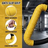 Grapelet Gymnastic Rings Set 2 m Webbing Yellow with Adjustable Buckles 500kg view 4