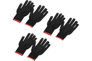 MECCANIXITY Game Gloves Finger Gaming Glove Breathable Anti Sweat Touch Mobile Game Controller Glove Black/Red for Mobile Gam