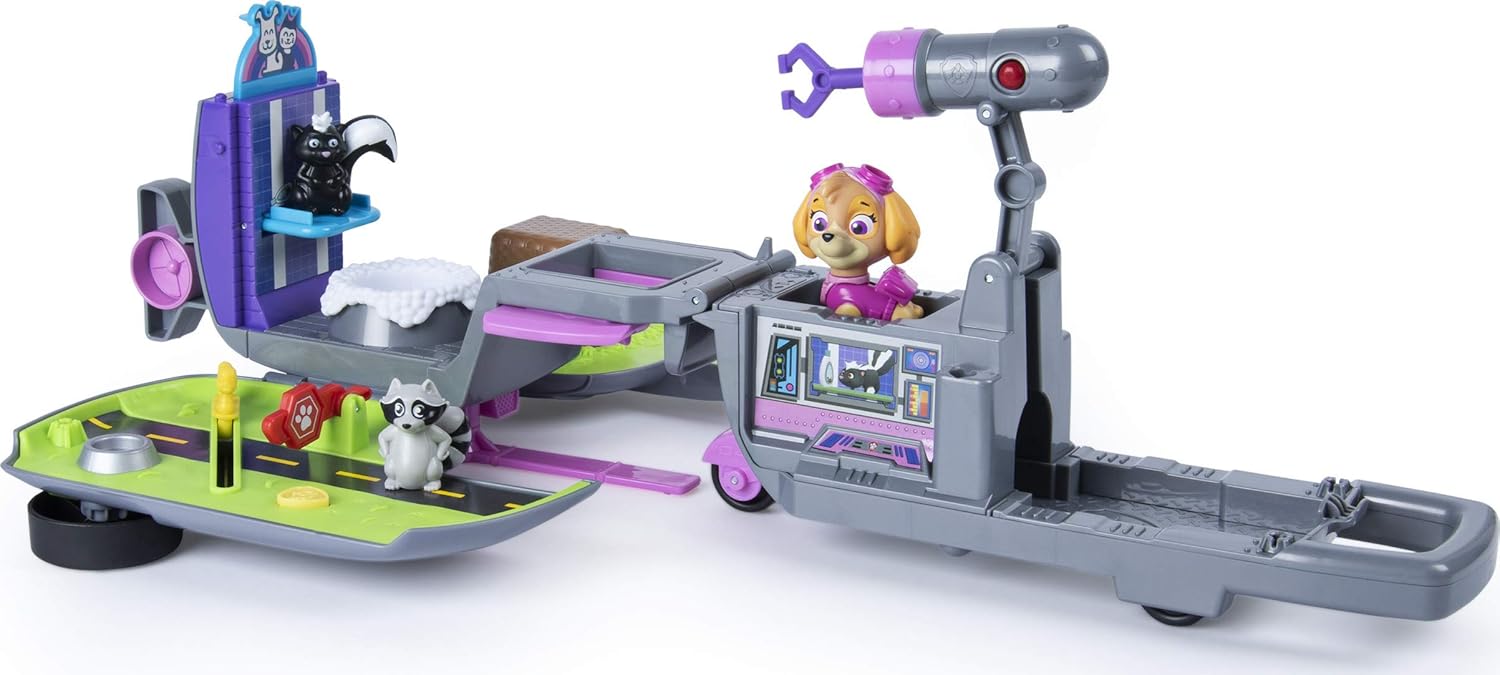 PAW Patrol, Skye’s Ride N Rescue, 2-in-1 Transforming Playset and Helicopter, for Kids Aged 3 and Up: Toys & Games