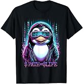 Professional Linux Geek Penguin Software Engineering T-Shirt