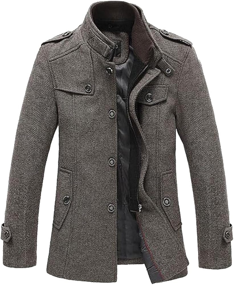 S\u0026S-Men Stylish Business Warm Stand 
