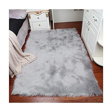 Amazon Com Elhouse Home Decor Rectangle Rugs Faux Fur