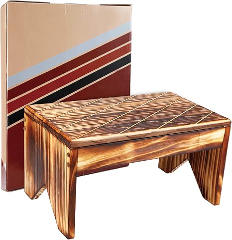 Amazon Com Adults Kids Wooden Step Stool Very Sturdy Great Kids Step Stool Adults Perfect For High Beds Reach High Places In Kitchen Bathroom Closet Sink Lightweight Quality Pine Easy