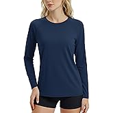 Boladeci Women's Sun Shirts UPF 50+ UV Protection Rash Guard Long Sleeve Swim Shirts Quick Dry Lightweight Workout Tops