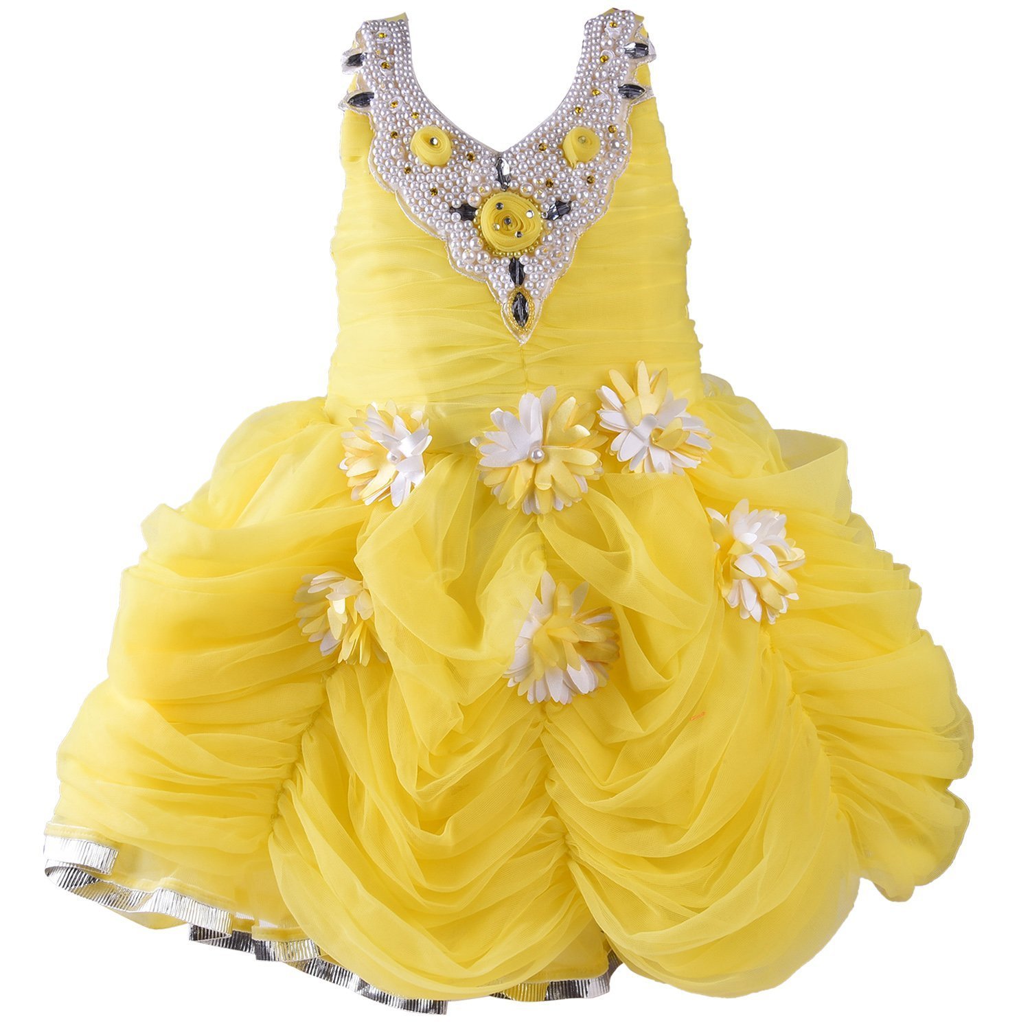 yellow frock dress