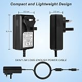 AveyLum 24V 3A Power Adapter 72W UK Plug 24V DC LED CCTV Router Supply view 2