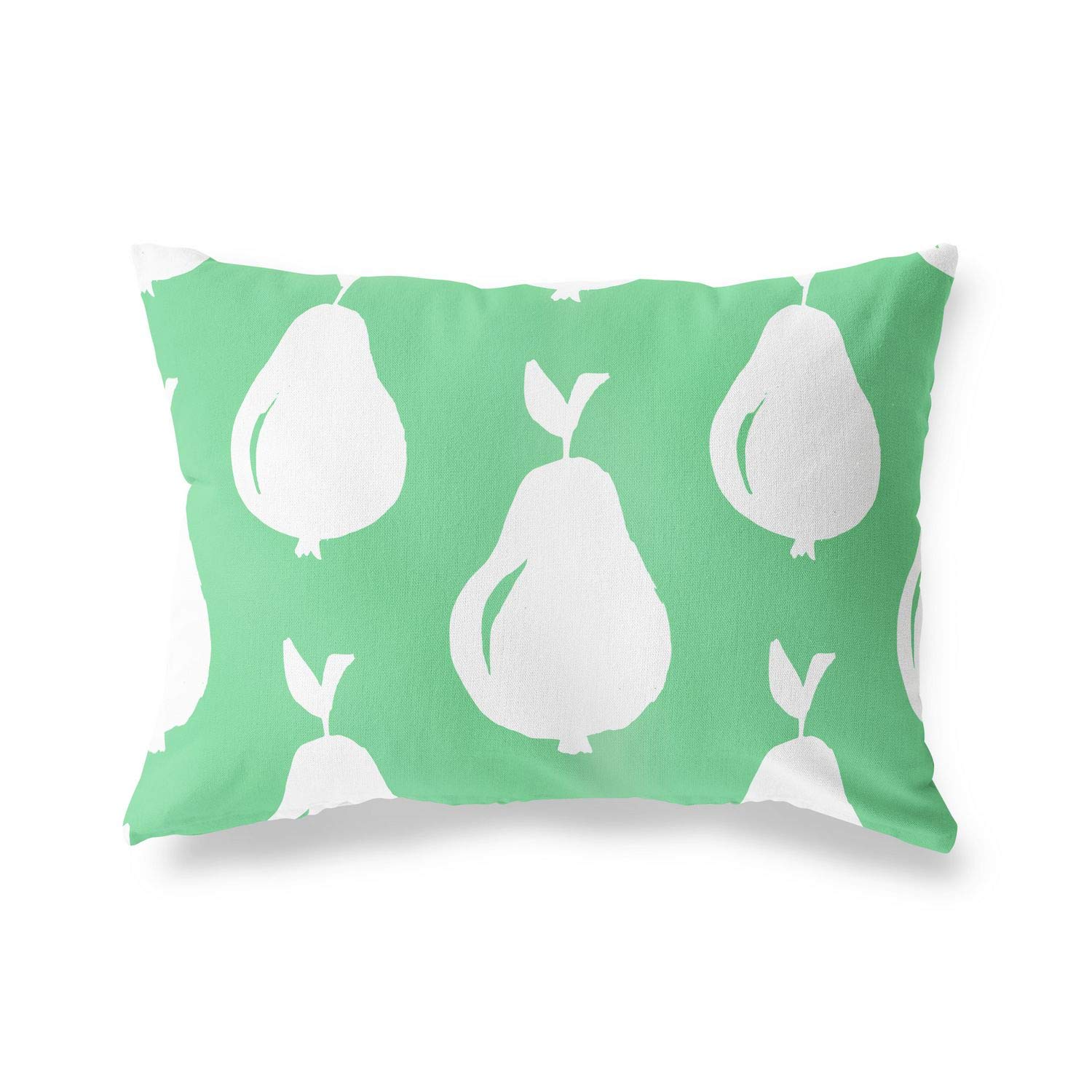 BonaMaison Decorative Cushion Cover, Petrol Green-White Throw Pillow Covers, Home Decorative Pillowcases for Livingroom, Sofa, Bedroom, Size: 45X60 Cm - Designed and Manufactured in Turkey