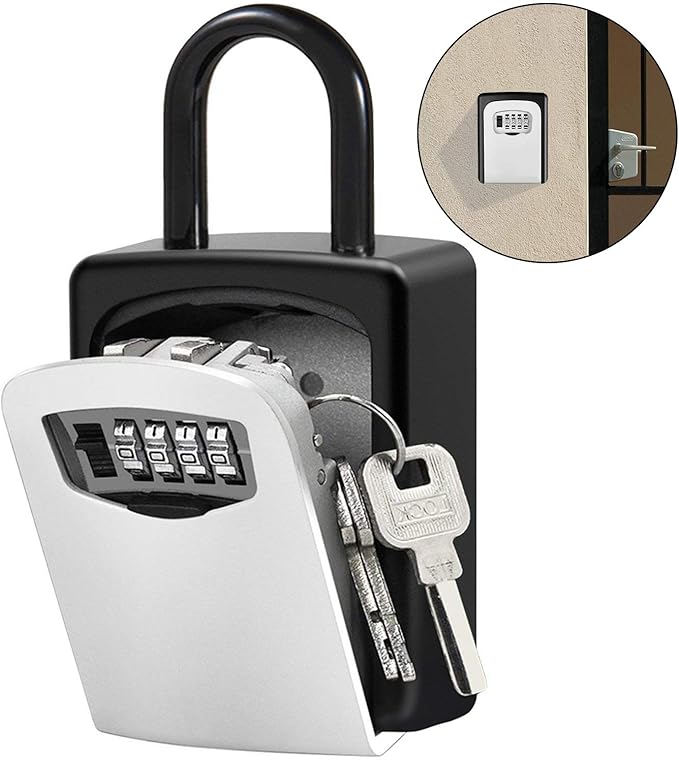 Caja de Cerradura con llave Montado en la Pared Clave Caja con Candado