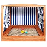 Kids Large Wooden Sandbox with Cover for