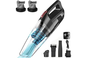 whall Handheld Vacuum Cordless, 8500PA Strong Suction Hand Vacuum, Wet Dry Hand Held Vacuum Cleaner with LED Light, Lightweight Mini Car Vacuum Cordless Rechargeable, Portable Vacuum