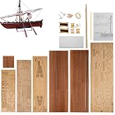 GAWEGM Wood Ship Model Kit - 1:32 Whaling Boat for Adult to Build | DIY Assembly